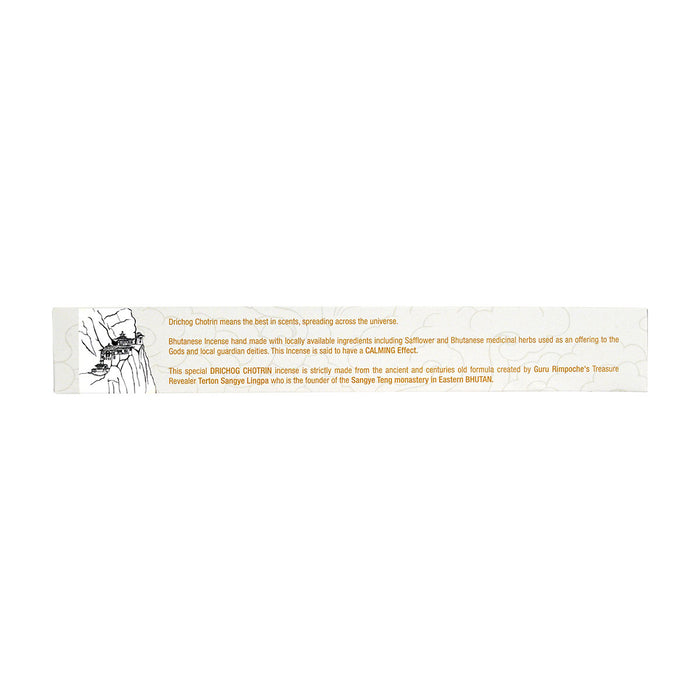 DC (Drichog Chotrin) Incense-All Natural Ingredients, Bhutan Jewel Incense, Druksell