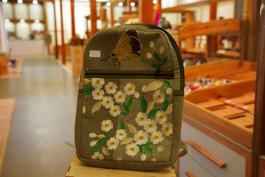 Embroidery Back Pack, Bhutanese back Pack, Dechen's Atelier