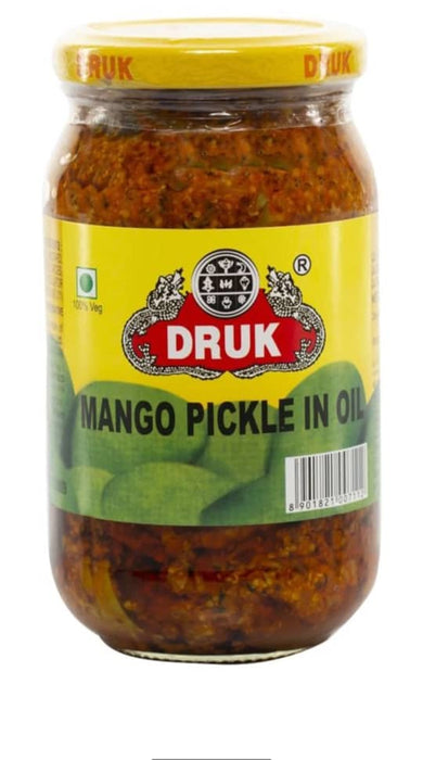 Druk Mango Pickle in Oil, 400g, Bhutan Fruit Products Pvt. Ltd