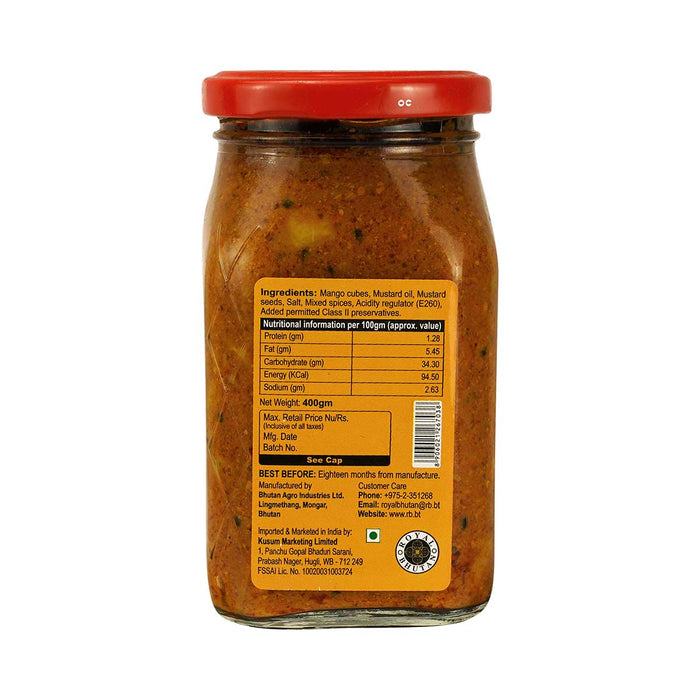 Royal Bhutan, Mixed Pickle, Mango Pickle