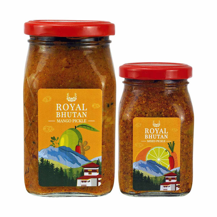 Royal Bhutan, Mixed Pickle, Mango Pickle