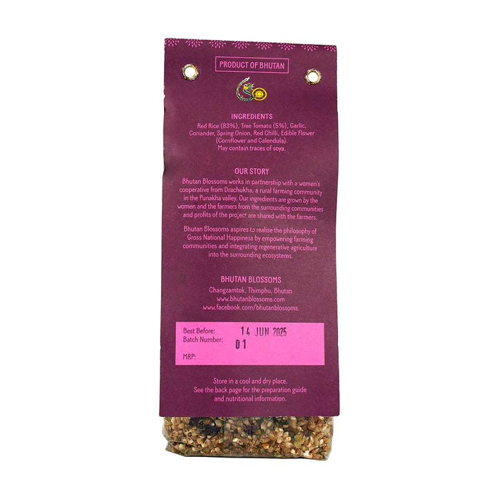 Tree tomato risotto rice from Bhutan, Bhutan Blossoms, Druk Metho, 280g