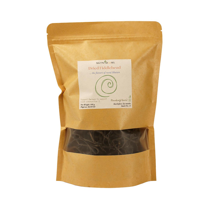 Sun Dried Vegetables from Bhutan Growers | Dried Fiddlehead