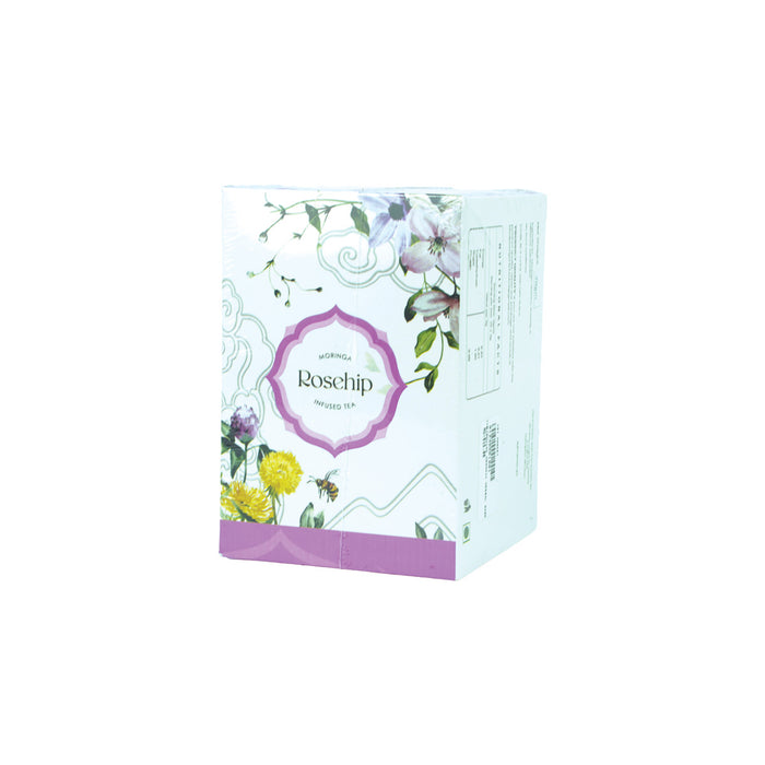 Moringa Rosehip Infused Tea, Bhutan Organic Herbal, 50 gm, 25 tea bags