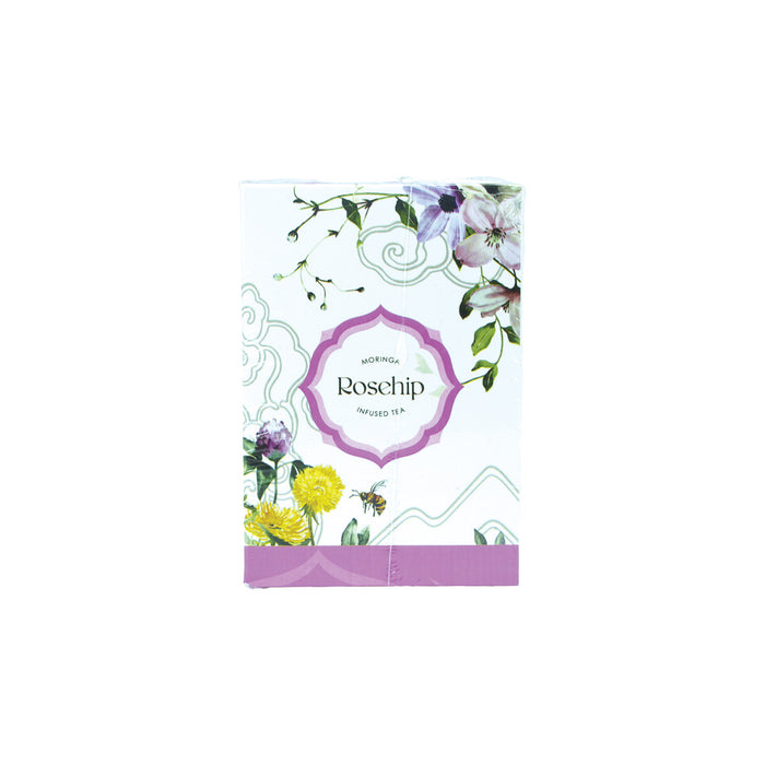 Moringa Rosehip Infused Tea, Bhutan Organic Herbal, 50 gm, 25 tea bags