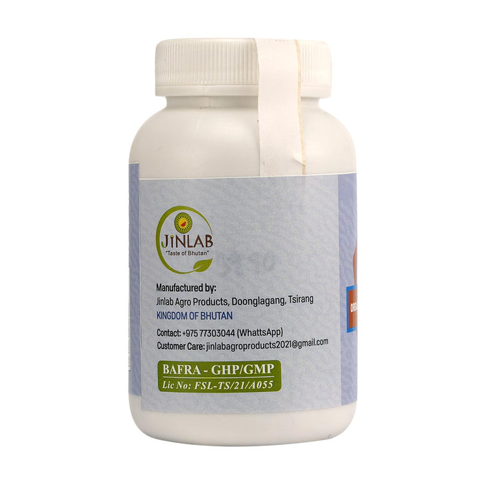 Organic Black Turmeric Capsules (Cucurma Caesia), Product of Bhutan, Jinlab Argo Products | Druksell.com