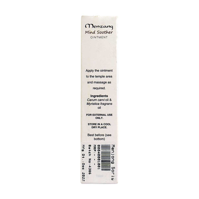 Menzang Mind Soother Ointment, Menjong Sorig | Druksell.com