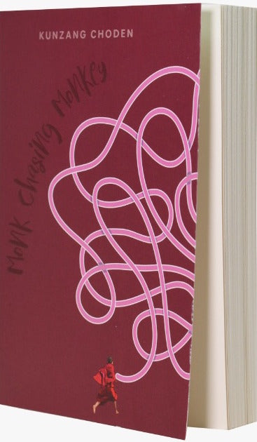 Monk chasing Monkey by Aum Kunzang Choden