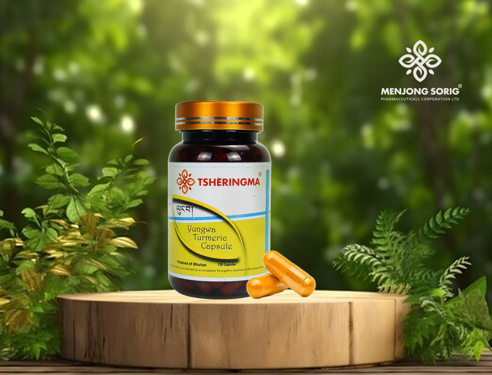 Feel the Golden Glow of Health with Yungwa Turmeric Capsules from Menjong Sorig