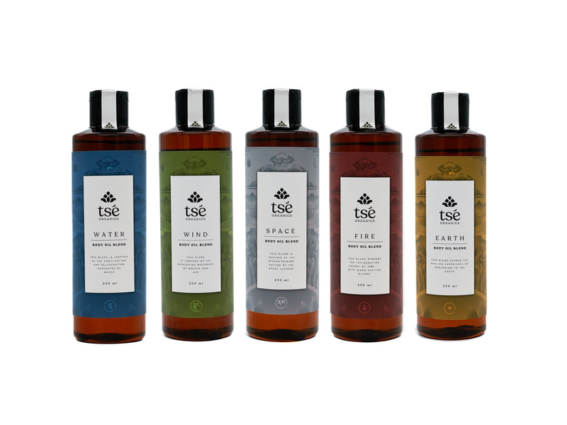 Pure & Natural Essential oil blends, 5 Blends, 250ml, Tse Organics