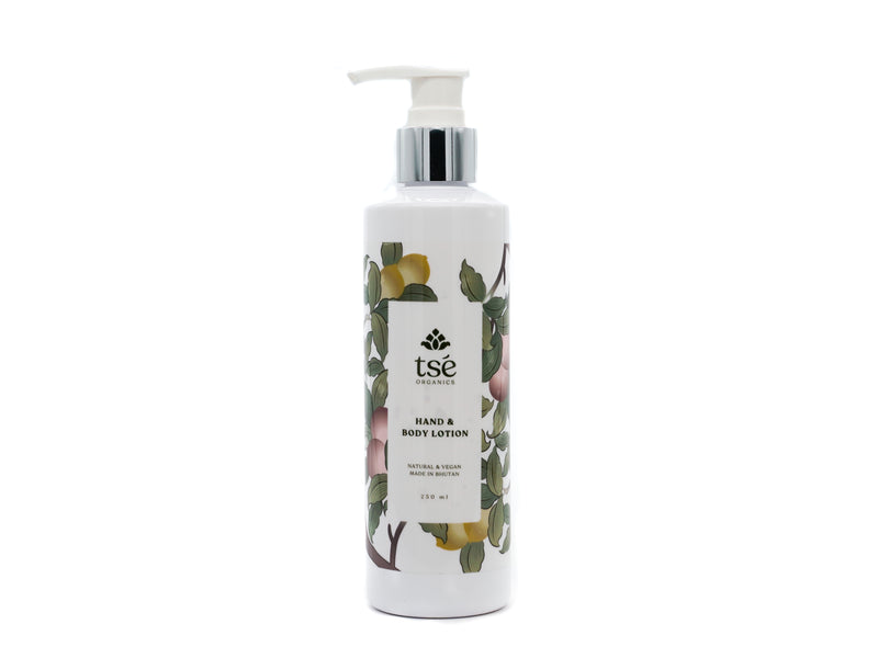 Tse Hand and Body Lotion, 250ml, Tse Organics, Hand and Body lotion, bhutanese lotion, hand lotion, body lotion, bhutanese body lotion, natural, hand and lotion from Himalaya, beauty, cosmetic,
