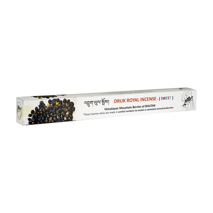 Druk Royal Incense -(SWEET), Himalayan Mountain Berries of Bhutan, Bhutan Jewel Incense, Druksell