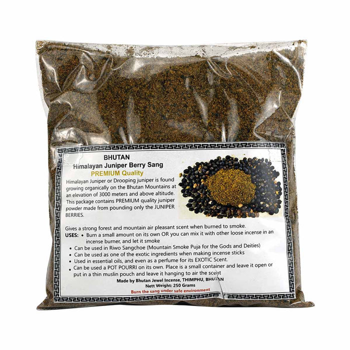 Bhutan Himalayan Juniper Berry Sang Premium Quality, Bhutan Jewel Incense, Druksell