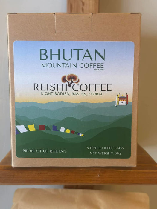 REISHI COFFEE(LIGHT BODIED,RASINS, FLORAL), Bhutan Mountain Coffee