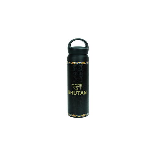 Black Bhutan Insulated Tumbler with Elegant Gift Box – Carry the Spirit of Bhutan