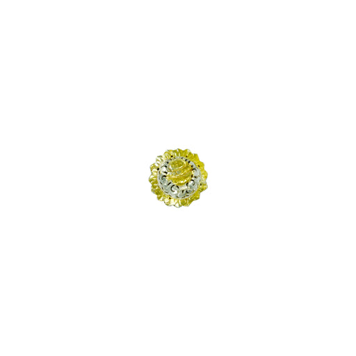 The Golden Bloom: Tone Bhutanese Koma Brooch, Gyencha jewelry