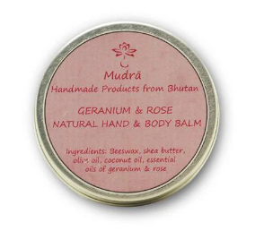 Aromatic Hand & Body Balm, 25g, Mudra,Cypress,Sandalwood, Dandelion, Geranium & Rose, Artemisia