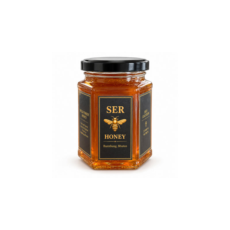 SER Wild Forest Honey from Bumthang, Bhutan – 350 g