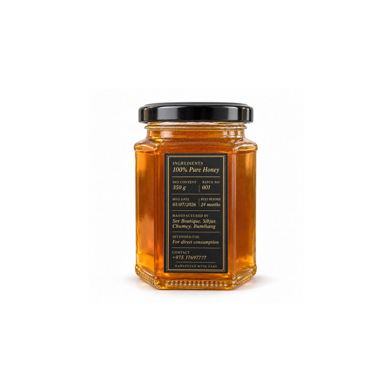 SER Wild Forest Honey from Bumthang, Bhutan – 350 g