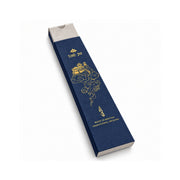 Tsé Organics traditional Bhutanese incense navy-blue box, front view