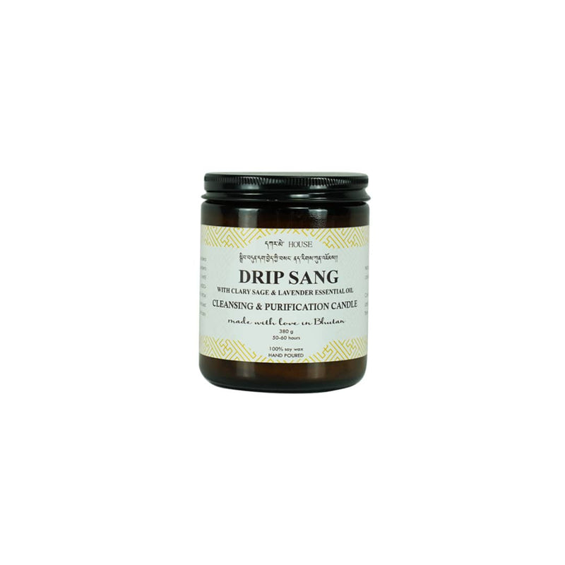DRIP SANG, CLARY SAGE & LAVENDER CLEANSING & PURIFICATION CANDLE, Karmey house