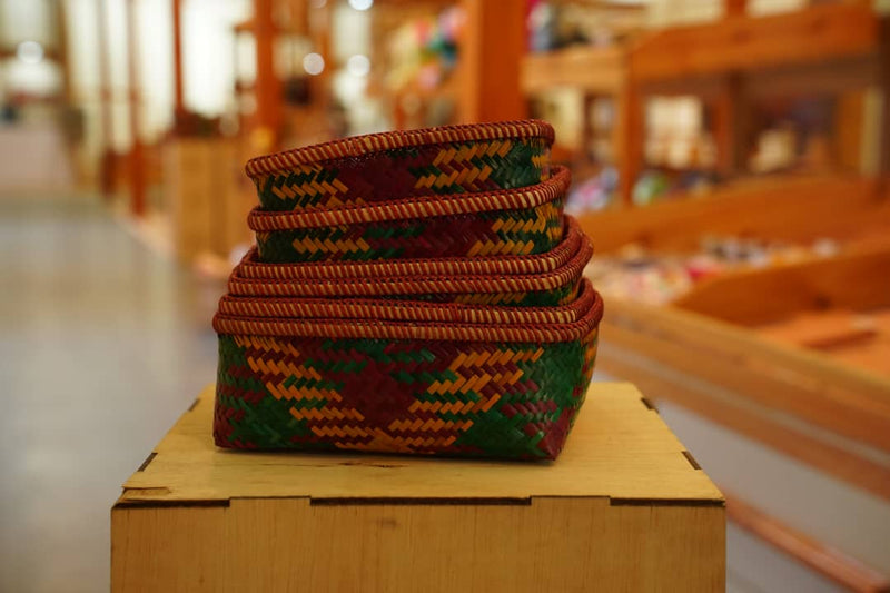 Dappa, Bhutanese bamboo container,  Khengrig Namsum Cooperative