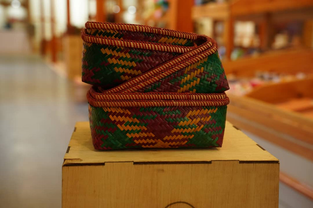 Dappa, Bhutanese bamboo container,  Khengrig Namsum Cooperative