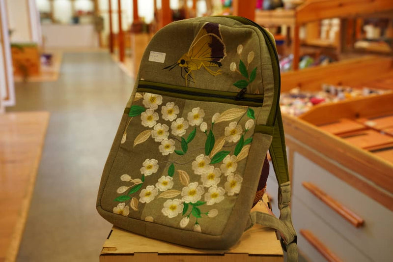 Embroidery Back Pack, Bhutanese back Pack, Dechen's Atelier
