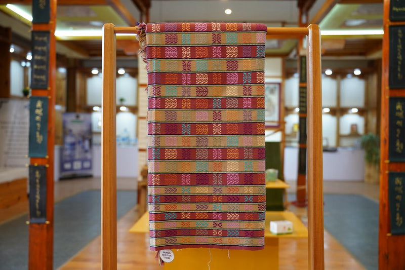 Bhutanese Natural Dye Handwoven Textile – Deki