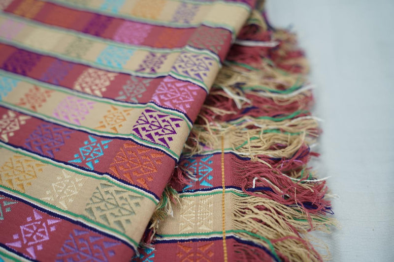 Bhutanese Natural Dye Handwoven Textile – Deki