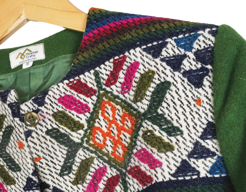 Bhutanese Handwoven Wool Jacket – Mountain Crafts