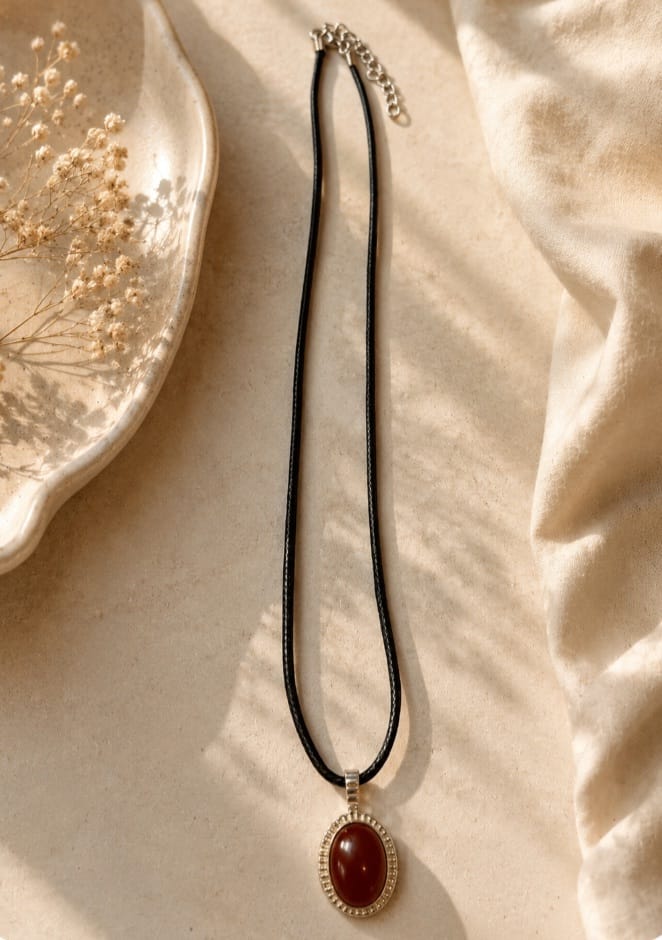 Bhutanese Silver Pendant Necklace – 925 Sterling Silver