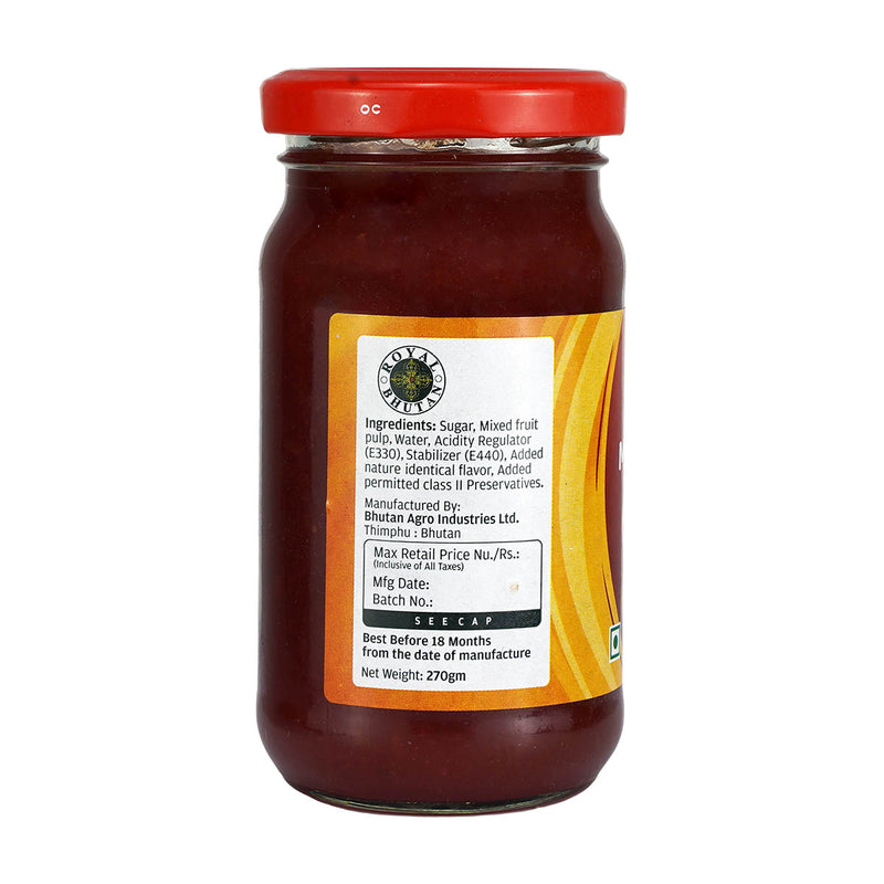 Mixed Fruit Jam, Royal Bhutan Agro, Druksell