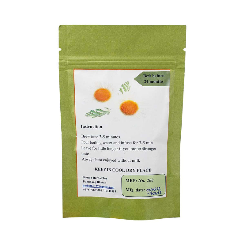 Loose Tea, 10g, Bhutan Herbal Tea, Chamomile Tea, Lemon Verbena, Pineapple weed tea, Hibiscus Tea, Mint Tea