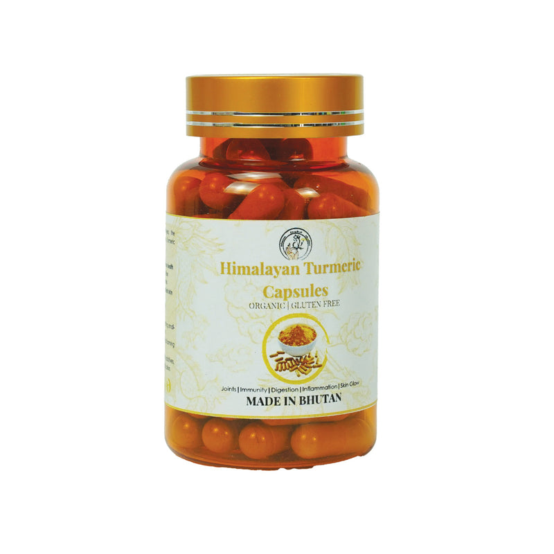 Himalayan Turmeric Capsules, K.D. Enterprise, Organic, Gluten Free, 60 Capsules