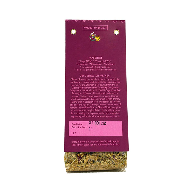 Bhutanese Foothills Tea, Bhutan Blossoms, 60 Grams, Druk Metho