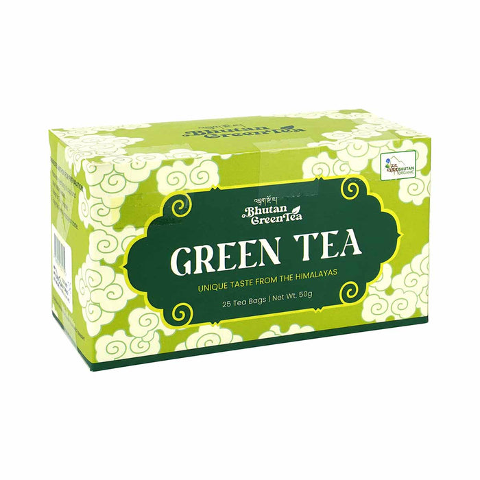 Green Tea, Bhutan Green Tea, 25 Tea Bags, 50g/bag