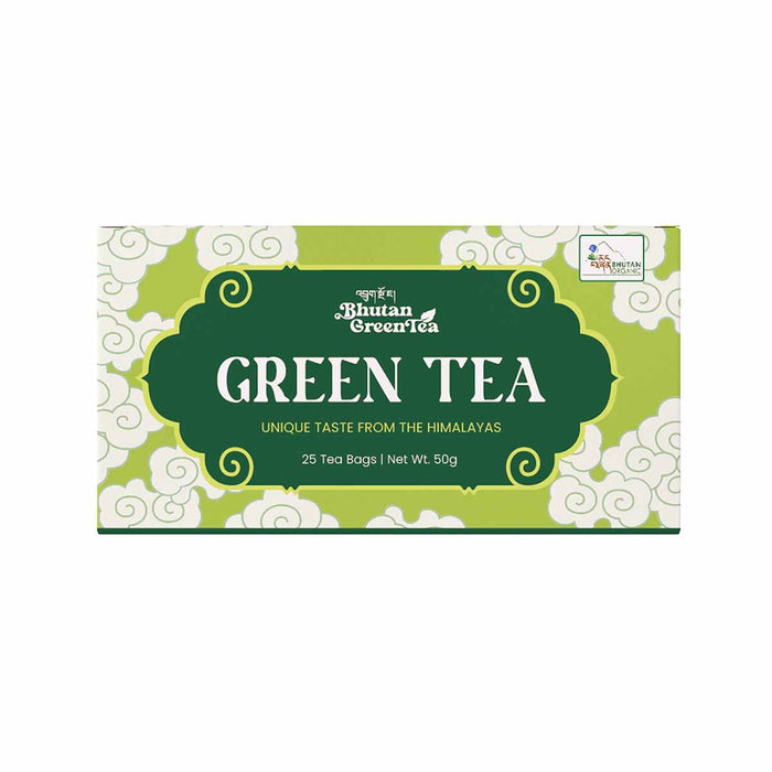 Green Tea, Bhutan Green Tea, 25 Tea Bags, 50g/bag