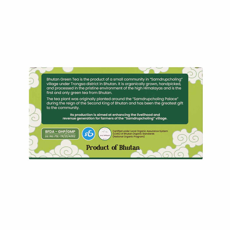 Green Tea, Bhutan Green Tea, 25 Tea Bags, 50g/bag