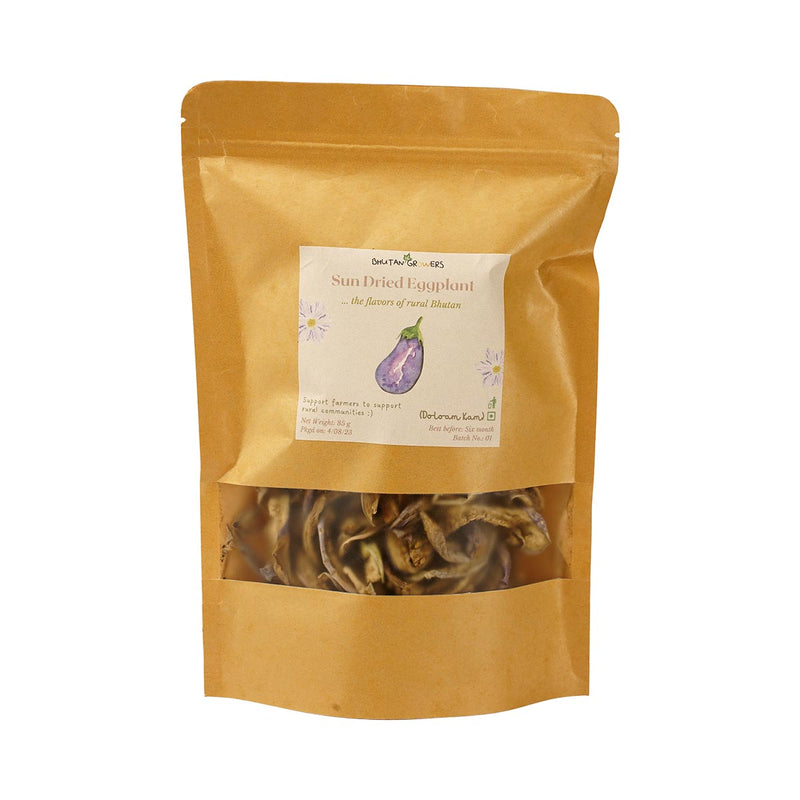 Sun Dried Vegetables from Bhutan Growers| Sun Dried Eggplant