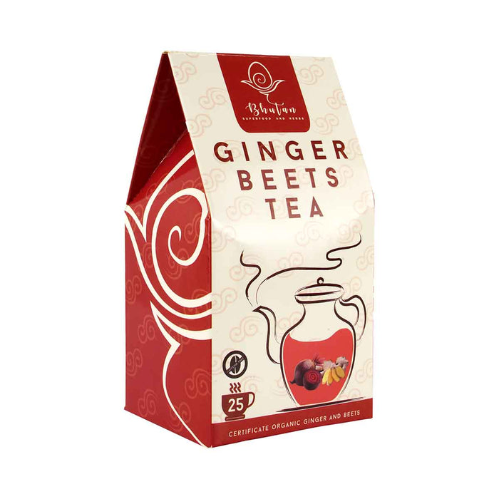 Ginger Beets Tea, 75g, 25 tea bags, Bhutan Superfood and Herbs