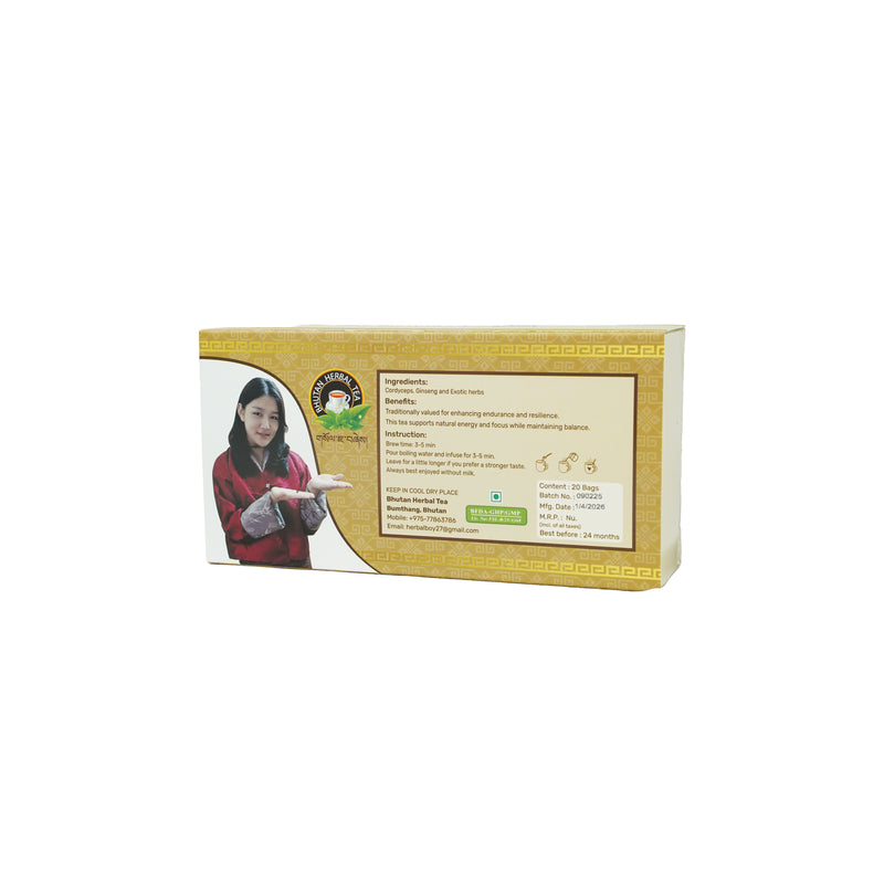 Cordyceps Ginseng Tea – Bhutan Herbal Tea