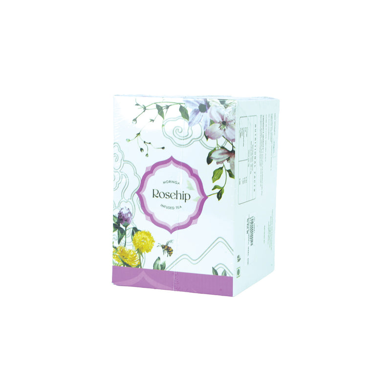 Moringa Rosehip Infused Tea, Bhutan Organic Herbal, 50 gm, 25 tea bags