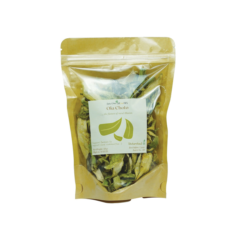 Ola Choto - Dried Korila (Bhutanese Plantain)