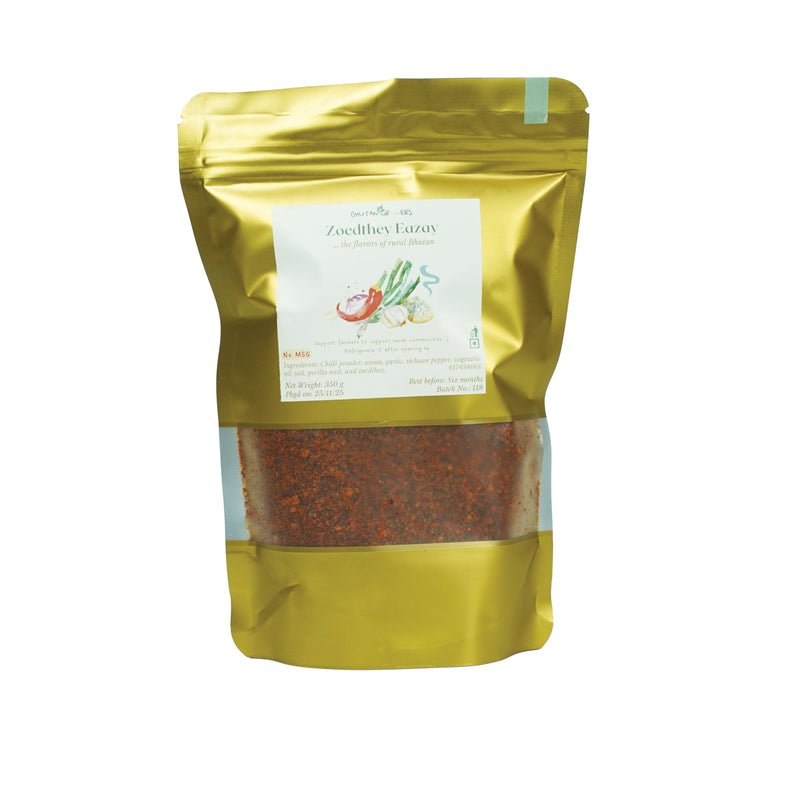 Zoedthey Eazay - Bhutanese Ezay (Chili Sauce)