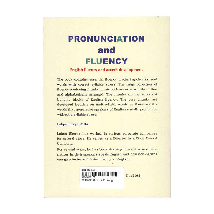 Pronunciation and Fluency