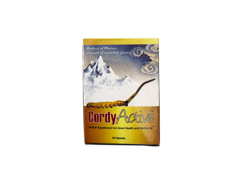 CordyActive, Pure Organic Cordyceps supplements from Bhutan, 30 capsules