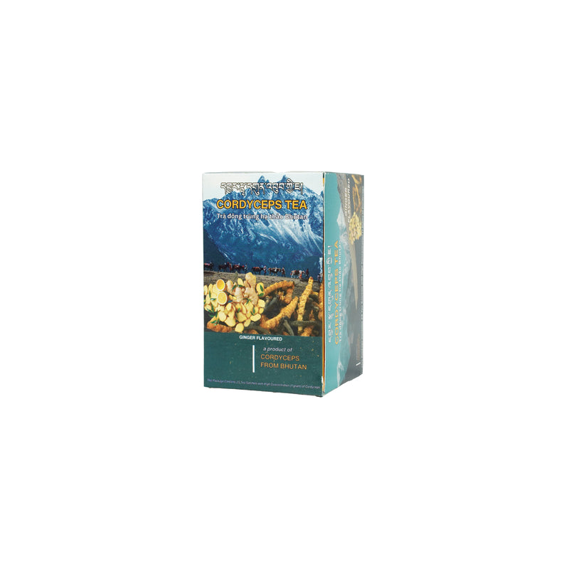 Cordyceps Ginger Tea, 25 Tea Bags, 50g, Cordyceps from Bhutan