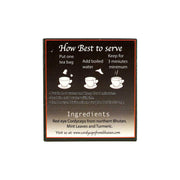 Cordyceps Mint and Turmeric Tea, 25 tea Satchels with high concentration of Cordyceps, Cordyceps from Bhutan, Druksell