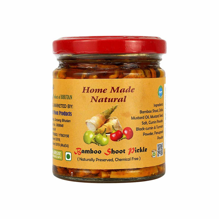 Home Made Natural Bamboo Shoot Pickle, Crystal Moon Products, 200 gm